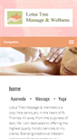 Mobile Screenshot of lotustreemassage.com